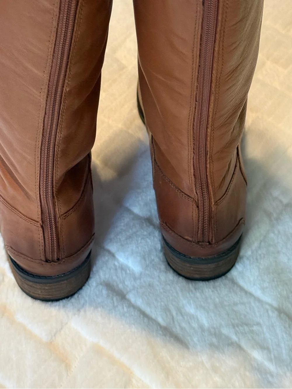 Sam Edelman Penny Leather Knee High Riding Boots Brown Women’s size 11 -EUC